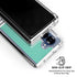 Teal and Grey Stripes Galaxy Z Fold6 Clear Case