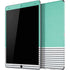 Teal and Grey Stripes iPad Skins