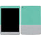 Teal and Grey Stripes Apple iPad Skin