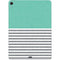 Teal and Grey Stripes Apple iPad Air Skin