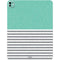 Teal and Grey Stripes iPad Pro 13in M4 (2024) Skin