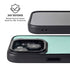 Teal and Grey Stripes iPhone 13 Kickstand Case