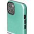 Teal and Grey Stripes iPhone 15 Impact Case