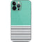 Teal and Grey Stripes iPhone 15 Pro Max Skin