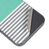 Teal and Grey Stripes iPhone 15 Pro Max Skin