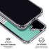 Teal and Grey Stripes iPhone 16 Plus Clear Case