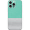 Teal and Grey Stripes iPhone 16 Pro Max Skin