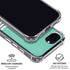 Teal and Grey Stripes iPhone 16e Clear Case