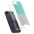 Teal and Grey Stripes iPhone 16e MagSafe Case