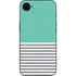 Teal and Grey Stripes iPhone 16e Skin