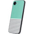 Teal and Grey Stripes iPhone 16e Skin