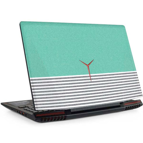 Teal and Grey Stripes Legion Y720 Skin