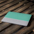 Teal and Grey Stripes Apple MacBook Air Skin