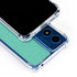Teal and Grey Stripes Moto G 5G (2024) Clear Case