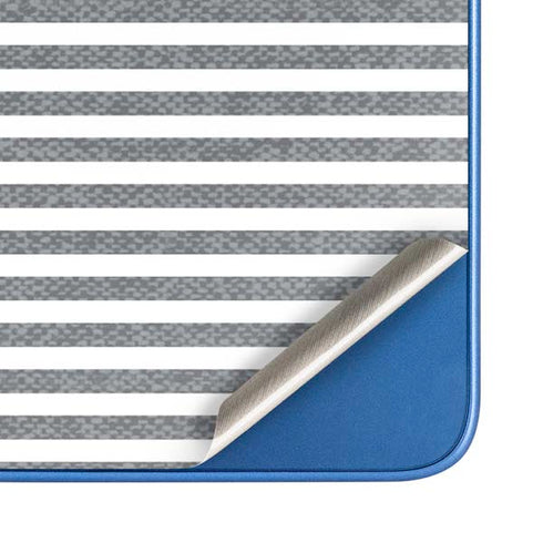 Teal and Grey Stripes Moto G Play 4G (2024) Skin