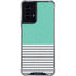 Teal and Grey Stripes Moto G Power 5G (2024) Clear Case