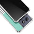 Teal and Grey Stripes Moto G Power 5G (2025) Clear Case