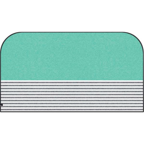 Teal and Grey Stripes Nintendo Switch 2 (2025) with Joy-Con Skin