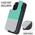 Teal and Grey Stripes Otterbox Defender iPhone Skin