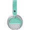 Teal and Grey Stripes Surface Headphones Skin
