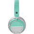 Teal and Grey Stripes Surface Headphones Skin