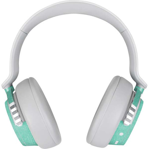 Teal and Grey Stripes Surface Headphones Skin