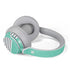 Teal and Grey Stripes Surface Headphones Skin