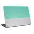 Teal and Grey Stripes Laptop Skins