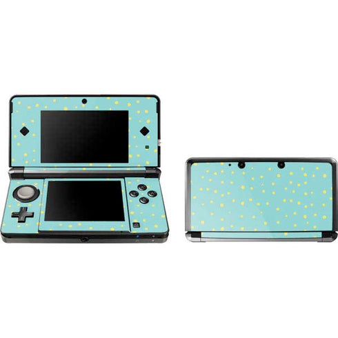 Teal and Yellow Polka Dots Nintendo Skins