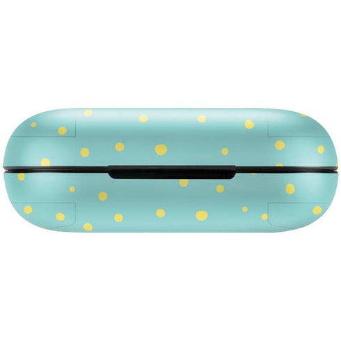 Teal and Yellow Polka Dots Amazon Echo Buds Skin