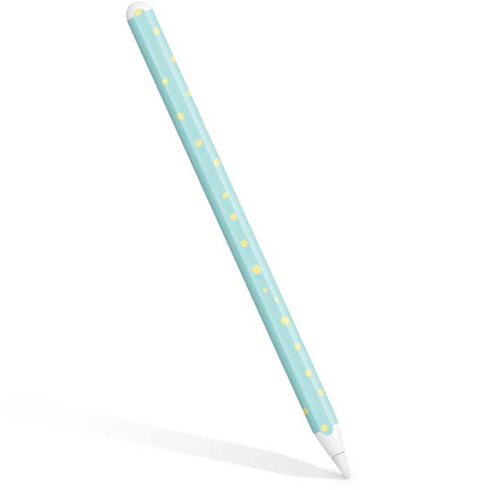 Teal and Yellow Polka Dots Apple Pencil (2nd Gen 2019) Skin