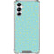 Teal and Yellow Polka Dots Gabb Phone 4 Clear Case