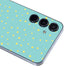Teal and Yellow Polka Dots Galaxy A35 5G Skin