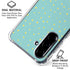 Teal and Yellow Polka Dots Galaxy A36 5G Clear Case