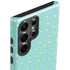 Teal and Yellow Polka Dots Galaxy S23 Ultra Pro Case