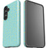 Teal and Yellow Polka Dots Galaxy S25 Impact Case