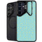 Teal and Yellow Polka Dots Galaxy S25 Kickstand Case