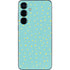 Teal and Yellow Polka Dots Galaxy S25 Plus Skin