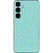 Teal and Yellow Polka Dots Galaxy S25 Skin
