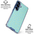 Teal and Yellow Polka Dots Galaxy S25 Plus Clear Case