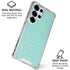Teal and Yellow Polka Dots Galaxy S25 Ultra Clear Case