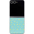 Teal and Yellow Polka Dots Galaxy Z Flip6 Skin