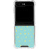 Teal and Yellow Polka Dots Galaxy Z Flip6 Clear Case