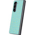 Teal and Yellow Polka Dots Galaxy Z Fold5 5G Skin