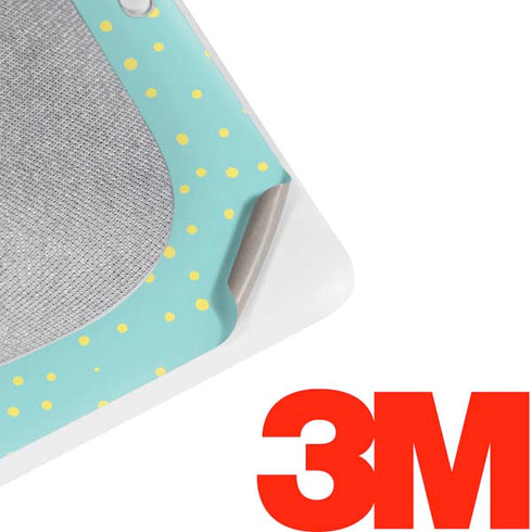 Teal and Yellow Polka Dots Google Home Hub Skin