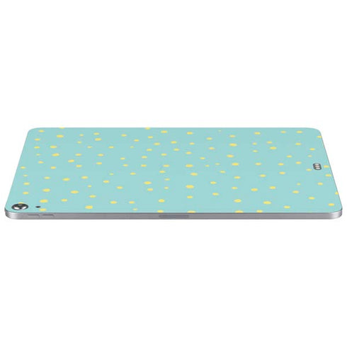 Teal and Yellow Polka Dots Apple iPad Air Skin