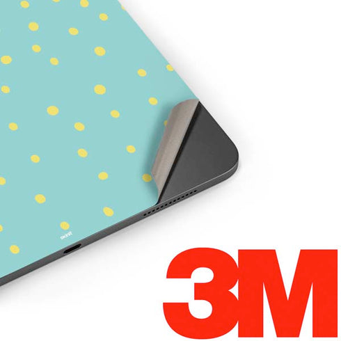 Teal and Yellow Polka Dots Apple iPad Pro Skin