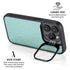 Teal and Yellow Polka Dots iPhone 13 Pro Kickstand Case