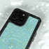 Teal and Yellow Polka Dots iPhone 15 Pro Waterproof Case