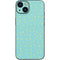 Teal and Yellow Polka Dots iPhone 15 Skin